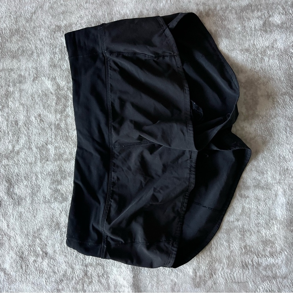 Lululemon Black Speed Up Shorts